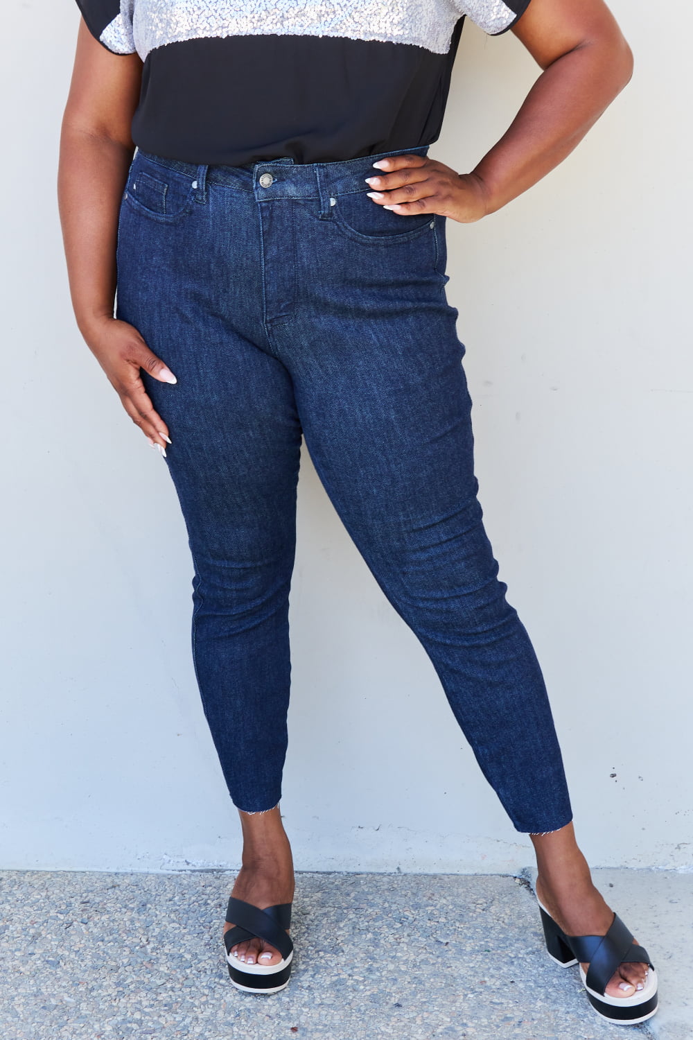 Judy Blue Esme Full Size High Waist Skinny Jeans