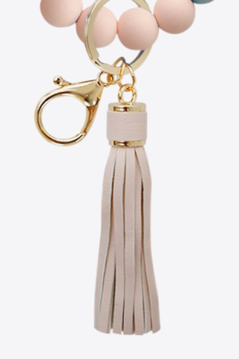 LOVE Beaded Keychain with Tassel