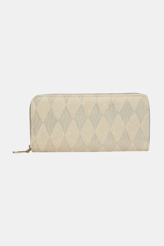 Polyester Geometrical Pattern Wallet